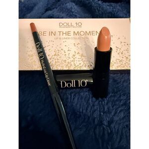 NIB Doll 10 Be in the Moment Lip & Liner Collection Be Joyful & Be Happy